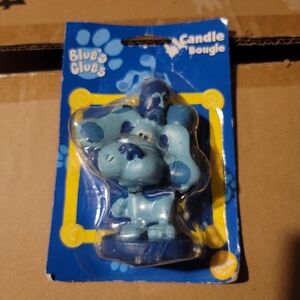 1999 Blue’s Clues Birthday Candle Viacom Wilton Nick Jr Nickelodeon - Rare VTG